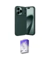ieg™ iPhone 17 Pro Max Kılıf Eksen Form Prime - Siyah Bilvis 5in1 3D Magic Cam Ekran Koruyucu