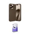 ieg™ iPhone 17 Pro Max Kılıf Eksen Form Prime - Siyah Bilvis 5in1 5D Magic Hayalet Cam Ekran Koruyucu