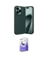 ieg™ iPhone 17 Pro Max Kılıf Eksen Form Prime - Siyah Bilvis 5in1 5D Magic Hayalet Cam Ekran Koruyucu