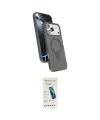 ieg™ iPhone 17 Pro Max Kılıf İz Işık Koleksiyonu - Şeffaf Pasifik Cam Ekran Koruyucu