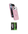 ieg™ iPhone 17 Pro Max Kılıf İz Işık Koleksiyonu - Siyah 360 Mat Full Body Arka Koruyucu