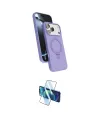 ieg™ iPhone 17 Pro Max Kılıf İz Işık Koleksiyonu - Siyah 3D Antistatik Cam Ekran Koruyucu