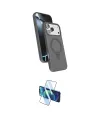 ieg™ iPhone 17 Pro Max Kılıf İz Işık Koleksiyonu - Siyah 3D Antistatik Cam Ekran Koruyucu