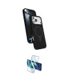 ieg™ iPhone 17 Pro Max Kılıf İz Işık Koleksiyonu - Siyah 3D Antistatik Seramik Nano Ekran Koruyucu