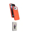 ieg™ iPhone 17 Pro Max Kılıf İz Işık Koleksiyonu - Siyah Bilvis 3D Cam Ekran Koruyucu