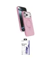 ieg™ iPhone 17 Pro Max Kılıf İz Işık Koleksiyonu - Siyah Bilvis 3X AR HD Cam Ekran Koruyucu