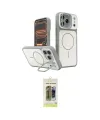 ieg™ iPhone 17 Pro Max Kılıf İz Modern Prime - Siyah Joko Magic 5D Hayalet Cam