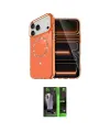 ieg™ iPhone 17 Pro Max Kılıf Kıvılcım Form Prime - Şeffaf 360 Full Body Arka Koruyucu