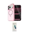 ieg™ iPhone 17 Pro Max Kılıf Kıvılcım Form Prime - Şeffaf Pasifik Cam Ekran Koruyucu