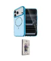 ieg™ iPhone 17 Pro Max Kılıf Kıvılcım Form Prime - Siyah Bilvis 3D Cam Ekran Koruyucu