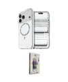 ieg™ iPhone 17 Pro Max Kılıf Kıvılcım Form Prime - Siyah Bilvis 3D Cam Ekran Koruyucu