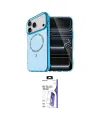 ieg™ iPhone 17 Pro Max Kılıf Kıvılcım Form Prime - Siyah Bilvis 3X AR HD Cam Ekran Koruyucu