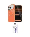 ieg™ iPhone 17 Pro Max Kılıf Kıvılcım Form Prime - Siyah Bilvis 3X AR HD Cam Ekran Koruyucu