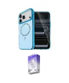 ieg™ iPhone 17 Pro Max Kılıf Kıvılcım Form Prime - Siyah Bilvis 5in1 3D Magic Cam Ekran Koruyucu