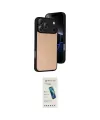 ieg™ iPhone 17 Pro Max Kılıf Kıvılcım Işık Serisi - Şeffaf Pasifik Cam Ekran Koruyucu