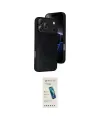 ieg™ iPhone 17 Pro Max Kılıf Kıvılcım Işık Serisi - Şeffaf Pasifik Cam Ekran Koruyucu