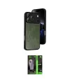 ieg™ iPhone 17 Pro Max Kılıf Kıvılcım Işık Serisi - Siyah 360 Mat Full Body Arka Koruyucu