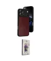 ieg™ iPhone 17 Pro Max Kılıf Kıvılcım Işık Serisi - Siyah Bilvis 3D Cam Ekran Koruyucu