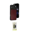 ieg™ iPhone 17 Pro Max Kılıf Kıvılcım Işık Serisi - Siyah Joko Magic 5D Hayalet Cam