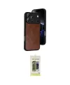 ieg™ iPhone 17 Pro Max Kılıf Kıvılcım Işık Serisi - Siyah Joko Magic 5D Hayalet Cam