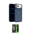 ieg™ iPhone 17 Pro Max Kılıf Kıvılcım Klasik - Şeffaf 360 Full Body Arka Koruyucu
