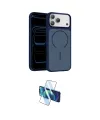 ieg™ iPhone 17 Pro Max Kılıf Kıvılcım Klasik - Siyah 3D Antistatik Cam Ekran Koruyucu