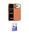 ieg™ iPhone 17 Pro Max Kılıf Kıvılcım Klasik - Siyah Bilvis 5in1 5D Magic Hayalet Cam Ekran Koruyucu