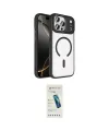 ieg™ iPhone 17 Pro Max Kılıf Kıvılcım Prime - Şeffaf Pasifik Cam Ekran Koruyucu