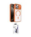 ieg™ iPhone 17 Pro Max Kılıf Kıvılcım Prime - Siyah Bilvis 3X AR Hayalet Cam Ekran Koruyucu