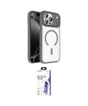 ieg™ iPhone 17 Pro Max Kılıf Kıvılcım Prime - Siyah Bilvis 3X AR HD Cam Ekran Koruyucu