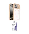ieg™ iPhone 17 Pro Max Kılıf Kıvılcım Prime - Siyah Bilvis 3X AR HD Cam Ekran Koruyucu
