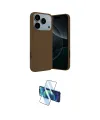 ieg™ iPhone 17 Pro Max Kılıf Kozmos Yansıma Özel Seri - Siyah 3D Antistatik Cam Ekran Koruyucu
