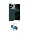ieg™ iPhone 17 Pro Max Kılıf Kozmos Yansıma Özel Seri - Siyah 3D Antistatik Seramik Nano Ekran Koruyucu