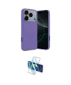 ieg™ iPhone 17 Pro Max Kılıf Kozmos Yansıma Özel Seri - Siyah 3D Antistatik Seramik Nano Ekran Koruyucu