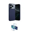 ieg™ iPhone 17 Pro Max Kılıf Kozmos Yansıma Özel Seri - Siyah 3D Antistatik Seramik Nano Ekran Koruyucu