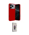 ieg™ iPhone 17 Pro Max Kılıf Kozmos Yansıma Özel Seri - Siyah Bilvis 3D Cam Ekran Koruyucu