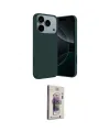 ieg™ iPhone 17 Pro Max Kılıf Kozmos Yansıma Özel Seri - Siyah Bilvis 3D Cam Ekran Koruyucu