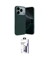 ieg™ iPhone 17 Pro Max Kılıf Kozmos Yansıma Özel Seri - Siyah Bilvis 3X AR Hayalet Cam Ekran Koruyucu
