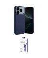 ieg™ iPhone 17 Pro Max Kılıf Kozmos Yansıma Özel Seri - Siyah Bilvis 3X AR HD Cam Ekran Koruyucu