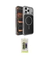ieg™ iPhone 17 Pro Max Kılıf Kutup Doku Serisi - Siyah Joko Magic 5D Hayalet Cam