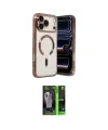 ieg™ iPhone 17 Pro Max Kılıf Nova Işık Özel Seri - Şeffaf 360 Full Body Arka Koruyucu