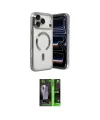 ieg™ iPhone 17 Pro Max Kılıf Nova Işık Özel Seri - Şeffaf 360 Full Body Arka Koruyucu