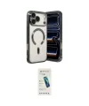 ieg™ iPhone 17 Pro Max Kılıf Nova Işık Özel Seri - Şeffaf Pasifik Cam Ekran Koruyucu