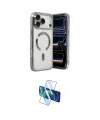 ieg™ iPhone 17 Pro Max Kılıf Nova Işık Özel Seri - Siyah 3D Antistatik Seramik Nano Ekran Koruyucu