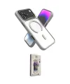 ieg™ iPhone 17 Pro Max Kılıf Nova Yansıma Serisi - Siyah Bilvis 3D Cam Ekran Koruyucu