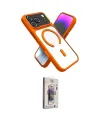 ieg™ iPhone 17 Pro Max Kılıf Nova Yansıma Serisi - Siyah Bilvis 3D Cam Ekran Koruyucu