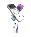 ieg™ iPhone 17 Pro Max Kılıf Nova Yansıma Serisi - Siyah Bilvis 3X AR HD Cam Ekran Koruyucu