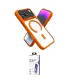 ieg™ iPhone 17 Pro Max Kılıf Nova Yansıma Serisi - Siyah Bilvis 3X AR HD Cam Ekran Koruyucu