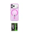 ieg™ iPhone 17 Pro Max Kılıf Pusula Form Özel Seri - Şeffaf 360 Full Body Arka Koruyucu
