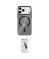 ieg™ iPhone 17 Pro Max Kılıf Pusula Form Özel Seri - Şeffaf Pasifik Cam Ekran Koruyucu